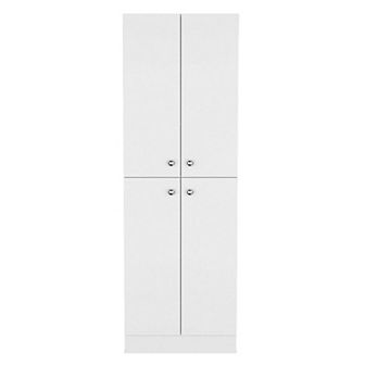 Lynch Kitchen Pantry Storage Cabinet 71" Height, With 4 Doors, 5 Adjustable Shelves.