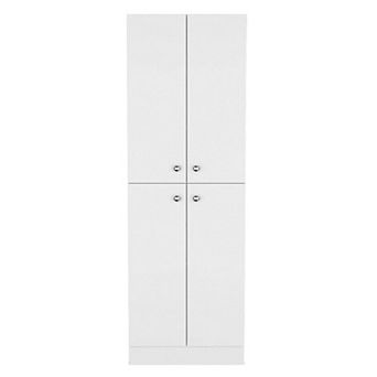 Lynch Kitchen Pantry Storage Cabinet 71" Height, With 4 Doors, 5 Adjustable Shelves.