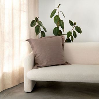 Flanged French Linen Euro Pillow