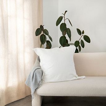 Flanged French Linen Euro Pillow