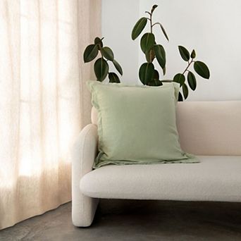 Flanged French Linen Euro Pillow