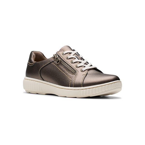 Clarks® Women's Leather Casual Slip-On Shoes