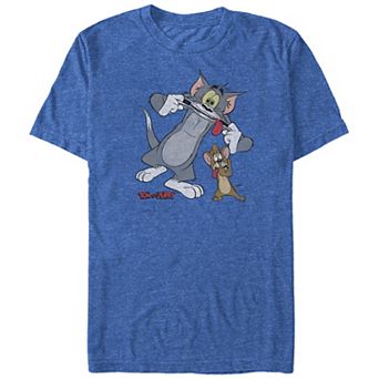 Big & Tall Tom & Jerry Crazy Faces Graphic Tee