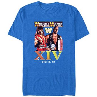 Big & Tall WWE WrestleMania XIV Poster Graphic Tee