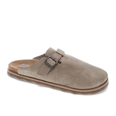 Men\'s Suede Slip-On Clog in Brown Sahara Tan Slip-on Clogs, Men main image 3