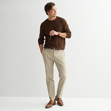 Men's Apt. 9® Long Sleeve Merino Texture Crew Sweater