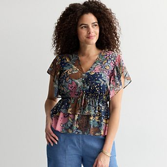 Women's Thalia Sodi V-Neck Sleeveless Blouse