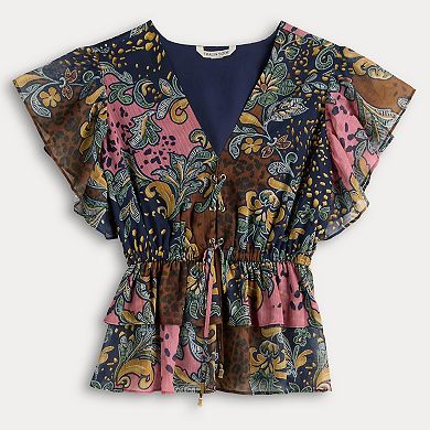 Women's Thalia Sodi V-Neck Sleeveless Blouse