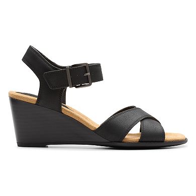 Clarks Women's Emmalae Iris Wedge Sandals