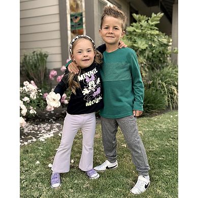Disney's Minnie Mouse Toddler & Girls 5-12 Physical Adaptive Vampire Long Sleeve Double Layer Tee by Jumping Beans®