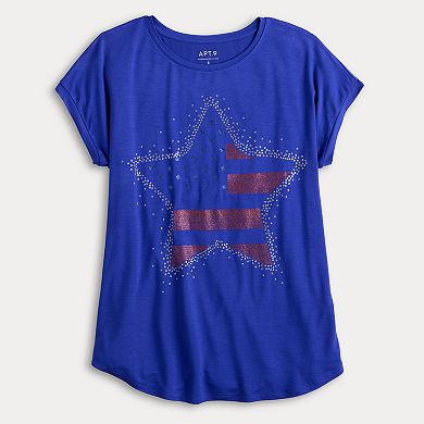 Women's Apt. 9® Embellished Short Sleeve Tee