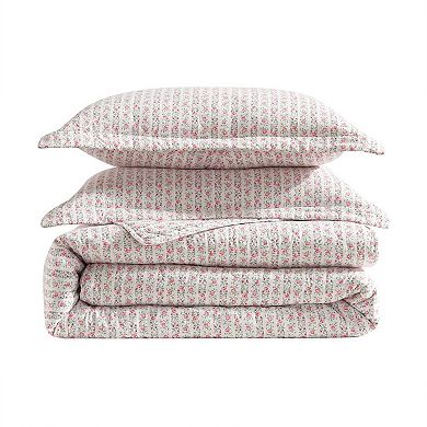 Laura Ashley Marta Pink Quilt Set with Shams