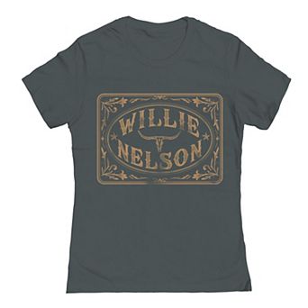 Junior's Willie Nelson Western Badge Graphic Tee