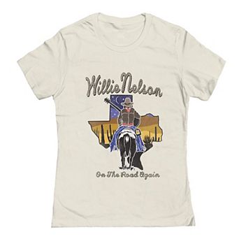 Junior's Willie Nelson On The Road Again Graphic Tee