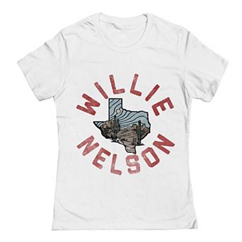 Junior's Willie Nelson Texas Desert Graphic Tee