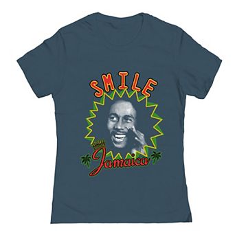 Junior's Bob Marley Smile Jamaica Graphic Tee