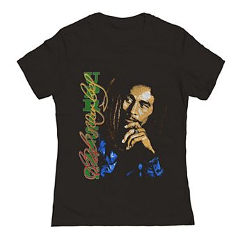 Junior's Bob Marley Uprising Smoking Graphic Tee