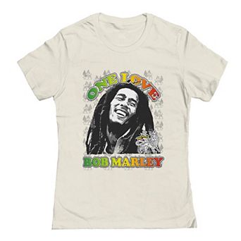 Junior's Bob Marley One Love Texture Graphic Tee