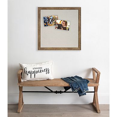 Beatrice Framed Linen Fabric Pinboard