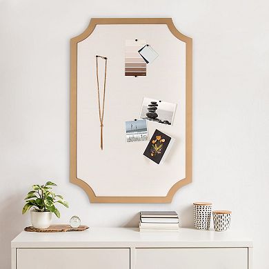 Holbrook Scalloped Rectangle Framed Pinboard