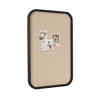 Hutton Wood Framed Fabric Pinboard