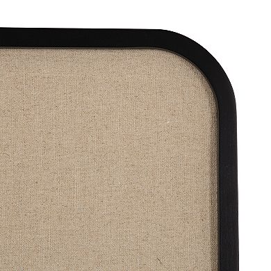 Hutton Wood Framed Fabric Pinboard