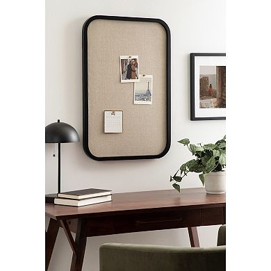 Hutton Wood Framed Fabric Pinboard