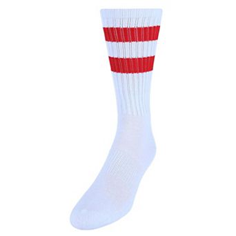 CTM Men's Crew Striped Socks (3 Pairs)