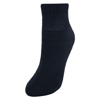 CTM Women's Diabetic Ankle Socks (3 Pair Pack)