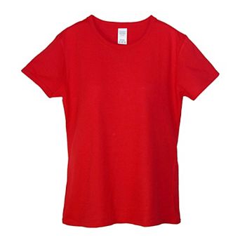 Gildan Women Cotton Crew Neck T Shirt
