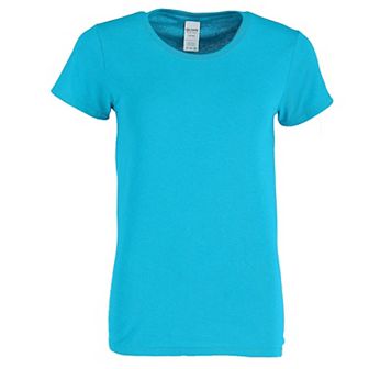 Gildan Women Cotton Crew Neck T Shirt