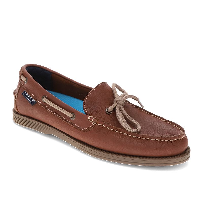 Dockers® Darnell Men's Leather Boat Shoes, Size: 9 Medium, Briar