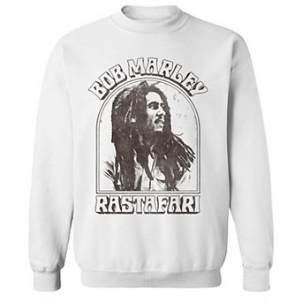 Junior's Bob Marley Rastafari Portrait Graphic Fleece Sweatshirt