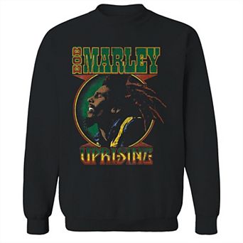 Junior's Bob Marley Uprising Bob Marley Graphic Fleece Sweatshirt