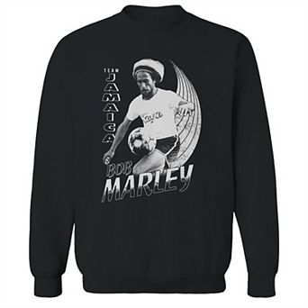 Junior's Bob Marley Team Jamaica Soccer Graphic Fleece Sweatshirt