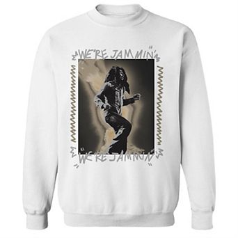 Junior's Bob Marley Were Jammin' Graphic Fleece Sweatshirt