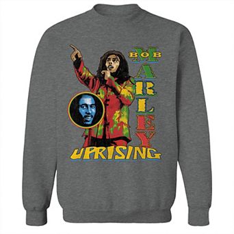 Junior's Bob Marley Uprising Live Graphic Fleece Sweatshirt