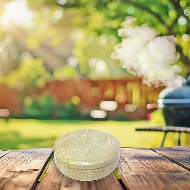 Decorative Citronella Candle Tin