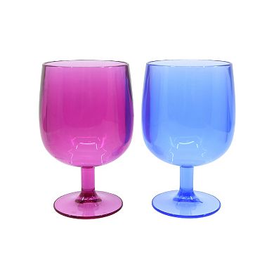 4-pc. Plastic Wine Glass Set