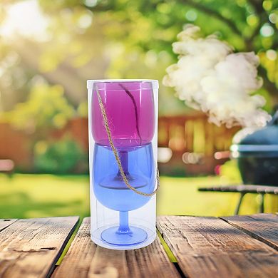 4-pc. Plastic Wine Glass Set