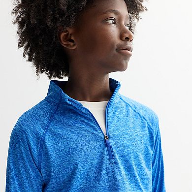 Boys 8-20 Tek Gear® Dry Tek Quarter-Zip Pullover in Regular & Husky