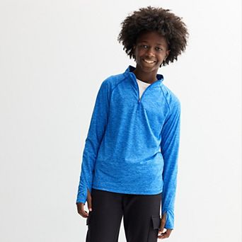 Boys 8-20 Tek Gear® Dry Tek Quarter-Zip Pullover in Regular & Husky
