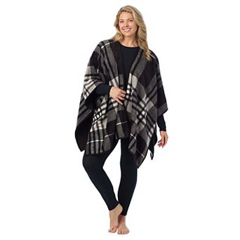 Plus Size Cuddl Duds® Cozy Plush Reversible Wrap