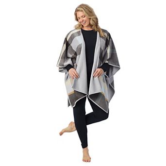 Plus Size Cuddl Duds® Cozy Plush Reversible Wrap