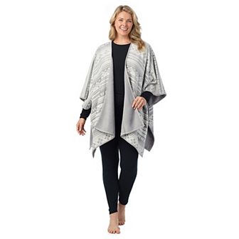 Plus Size Cuddl Duds® Cozy Plush Reversible Wrap