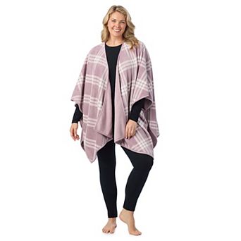 Plus Size Cuddl Duds® Cozy Plush Reversible Wrap