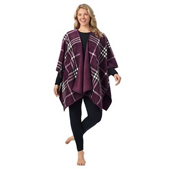 Plus Size Cuddl Duds® Cozy Plush Reversible Wrap