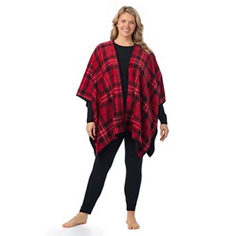 Plus Size Cuddl Duds® Cozy Plush Reversible Wrap