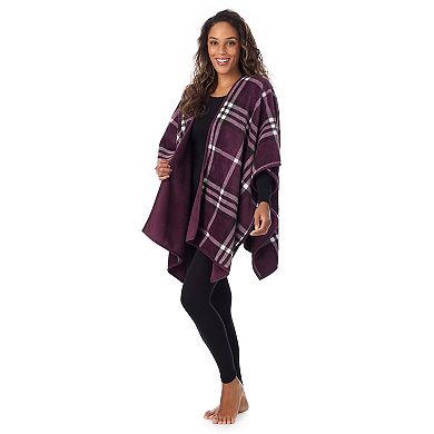 Women's Cuddl Duds Cozy Plush Reversible Pajama Wrap
