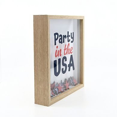 Party in The USA Shaker Sign Table Decor